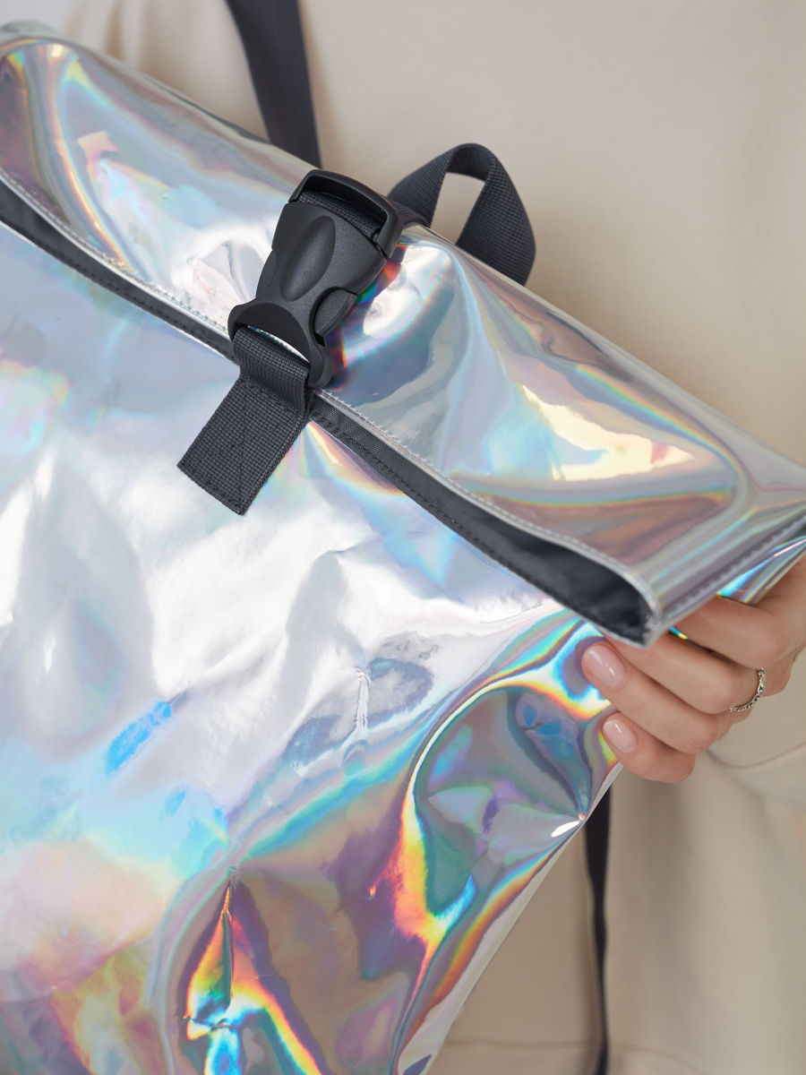Holographic Backpack Marsi Chrome